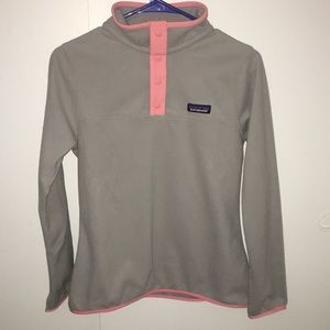 Patagonia fleece button up jacket